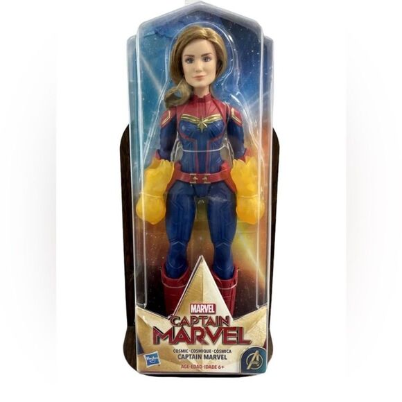 CAPTAIN MARVEL 11"action finger Doll with Accessories marvel avengers Hasbro - Picture 1 of 11